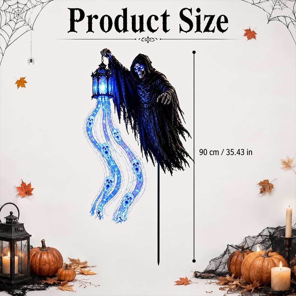 Halloween Soul Harvester Animated Garden Light