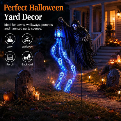Halloween Soul Harvester Animated Garden Light