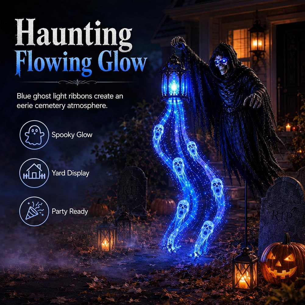 Halloween Soul Harvester Animated Garden Light