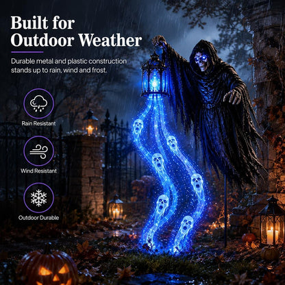 Halloween Soul Harvester Animated Garden Light