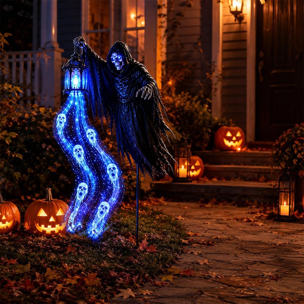 Halloween Soul Harvester Animated Garden Light
