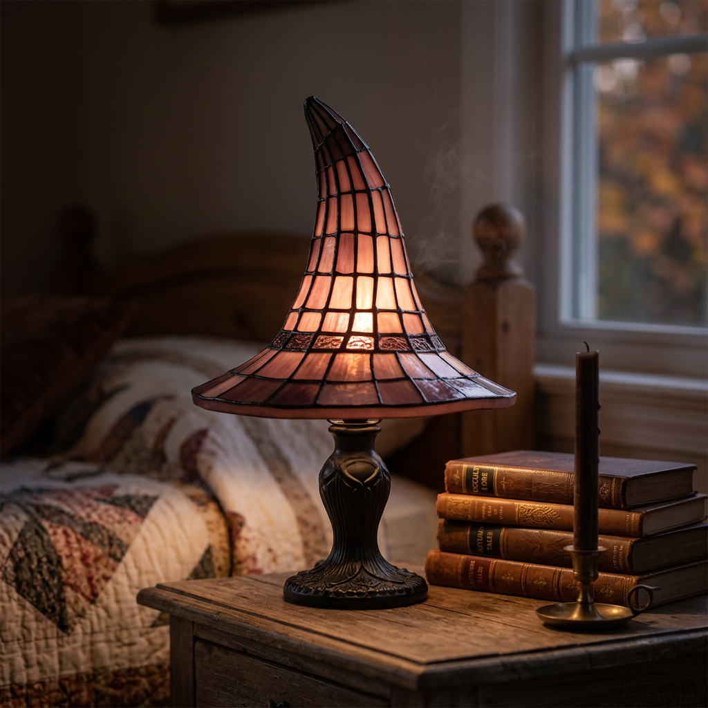 Halloween Witch Hat Table Lamp
